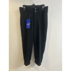 Mizuno Youth Med Softball Pants Black New With Tags